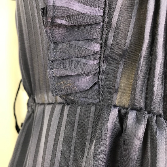 🚫SOLD🚫 NWOT 1940’s Style Navy Blue Sheer - Picture 15 of 16